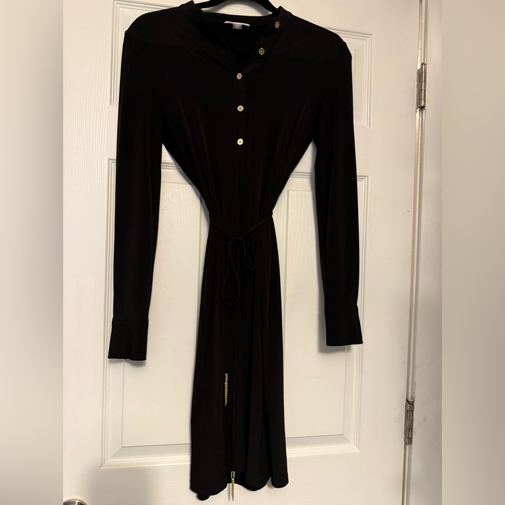Calvin Klein Black Long Sleeve Dress